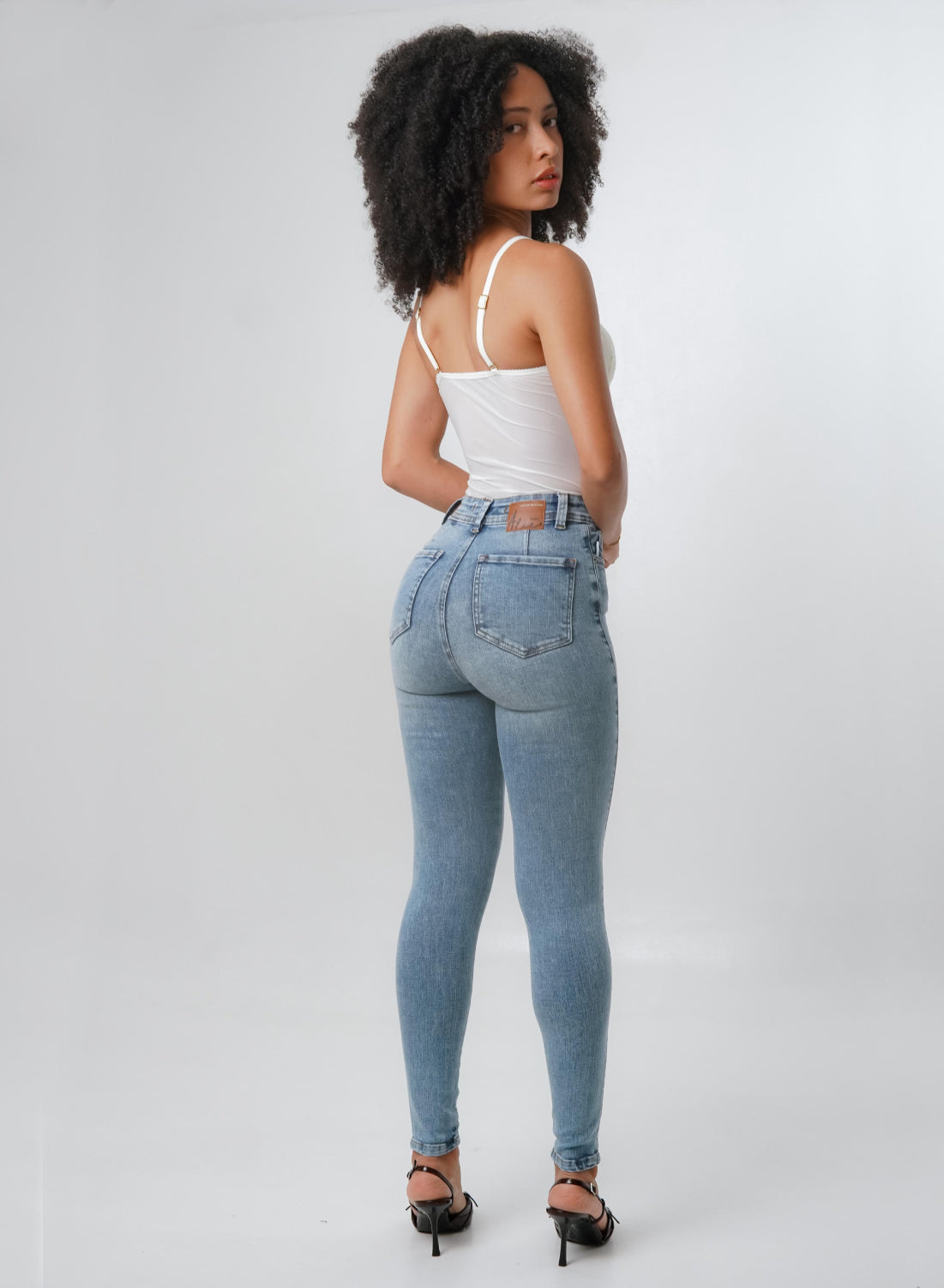 High Rise Skinny Alien Jeans