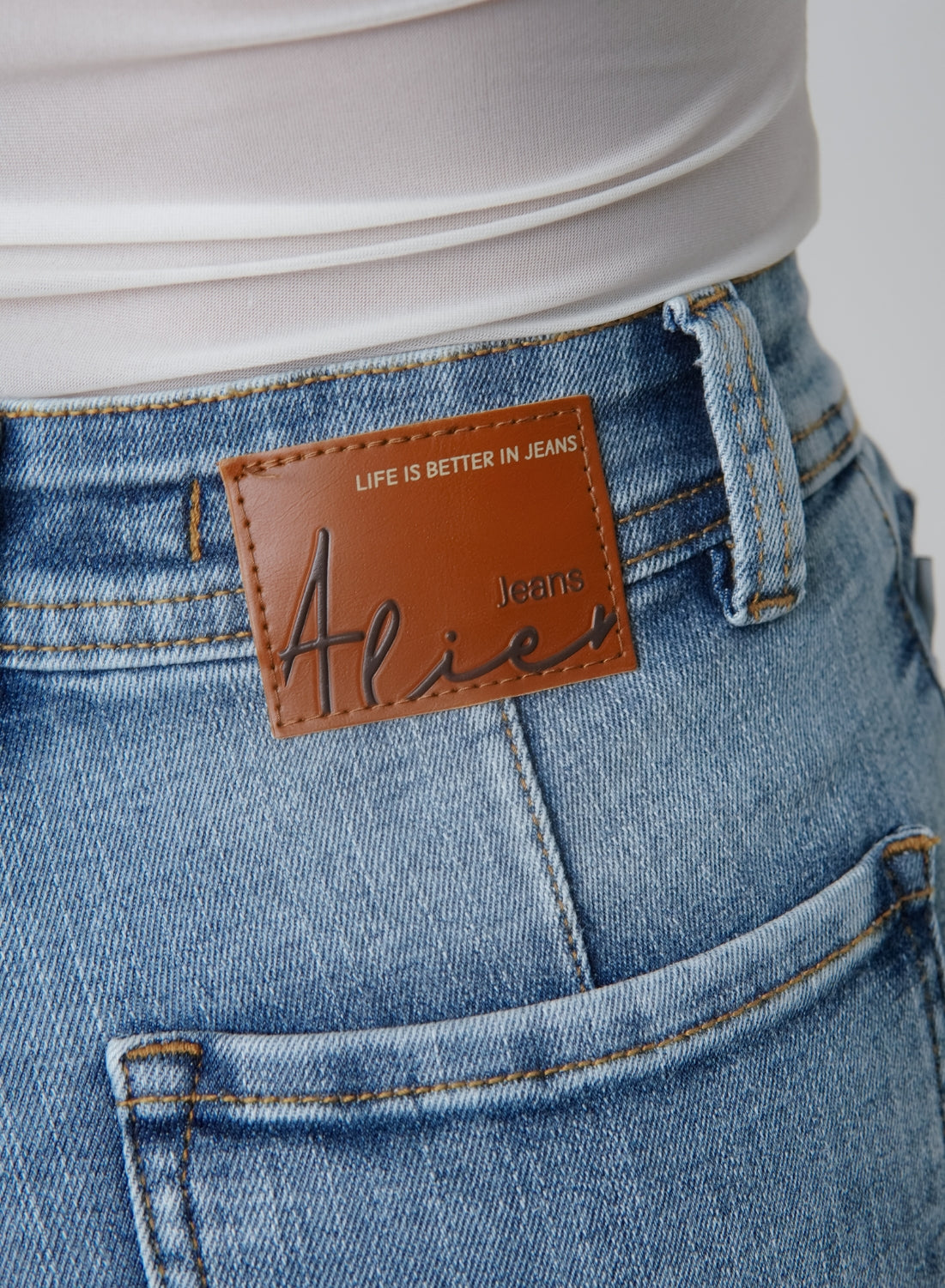 High Rise Skinny Alien Jeans