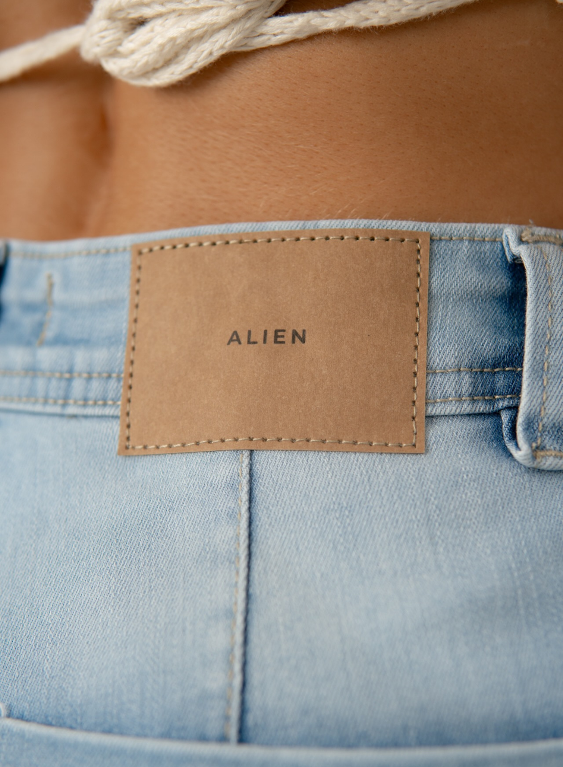 Women's Light Blue Mom Flare Jeans