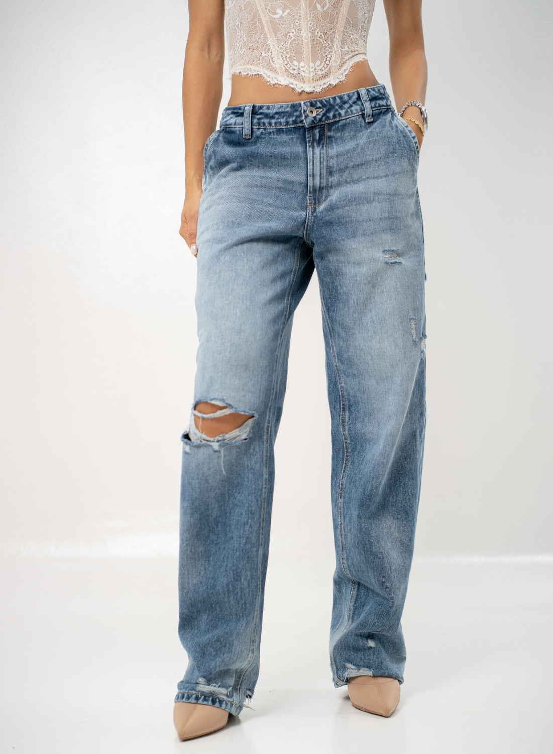 Women's Low Rise Straight (Tailored) Jeans