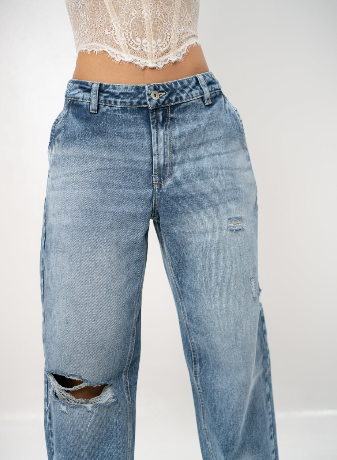 Women's Low Rise Straight (Tailored) Jeans