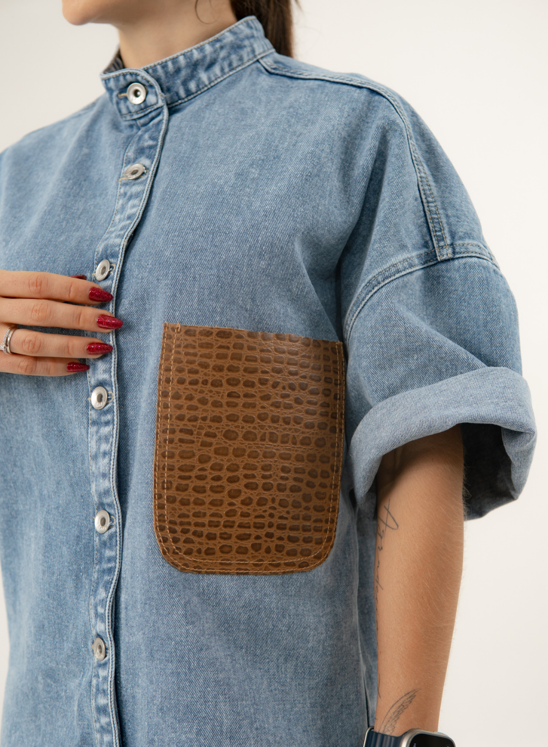Women's Denim Mini Dress
