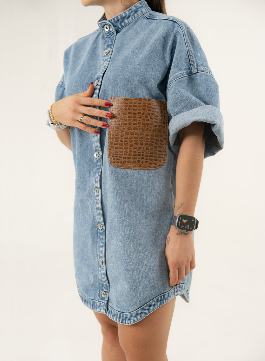 Women's Denim Mini Dress