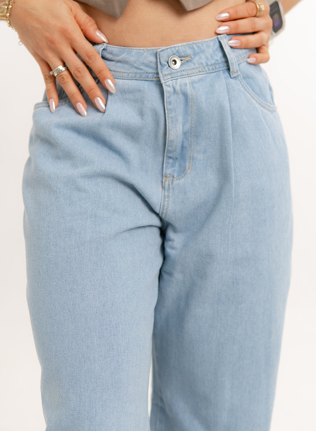 BAGGY WDE LEG JEANS
