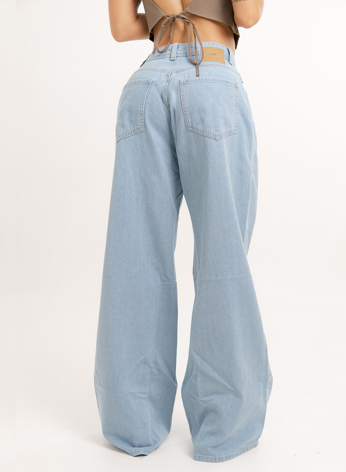 BAGGY WDE LEG JEANS