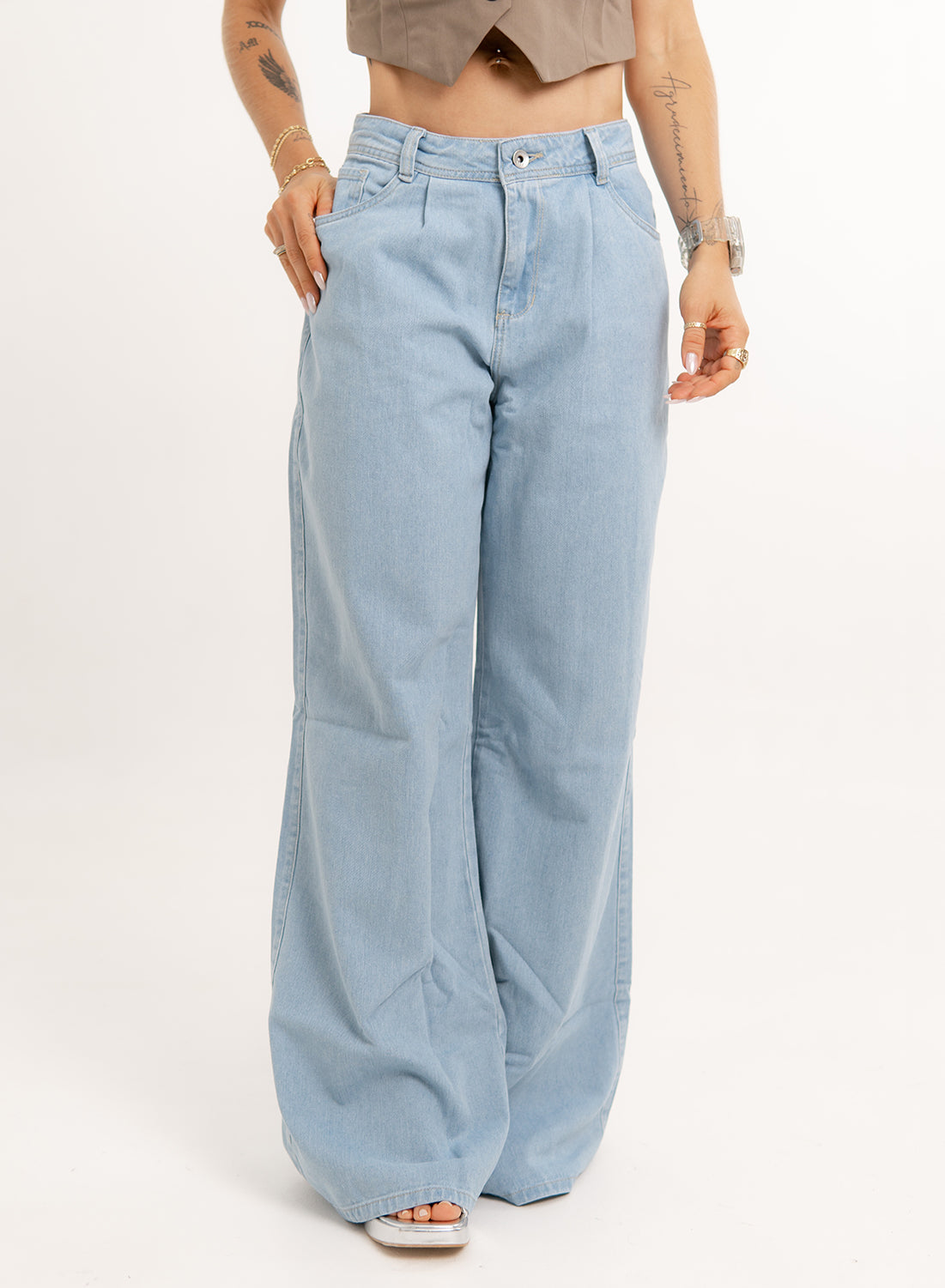 BAGGY WDE LEG JEANS