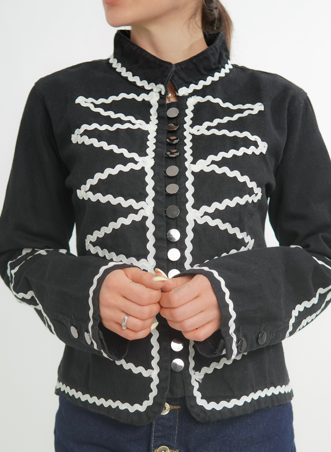 BLACK DENIM JACKET