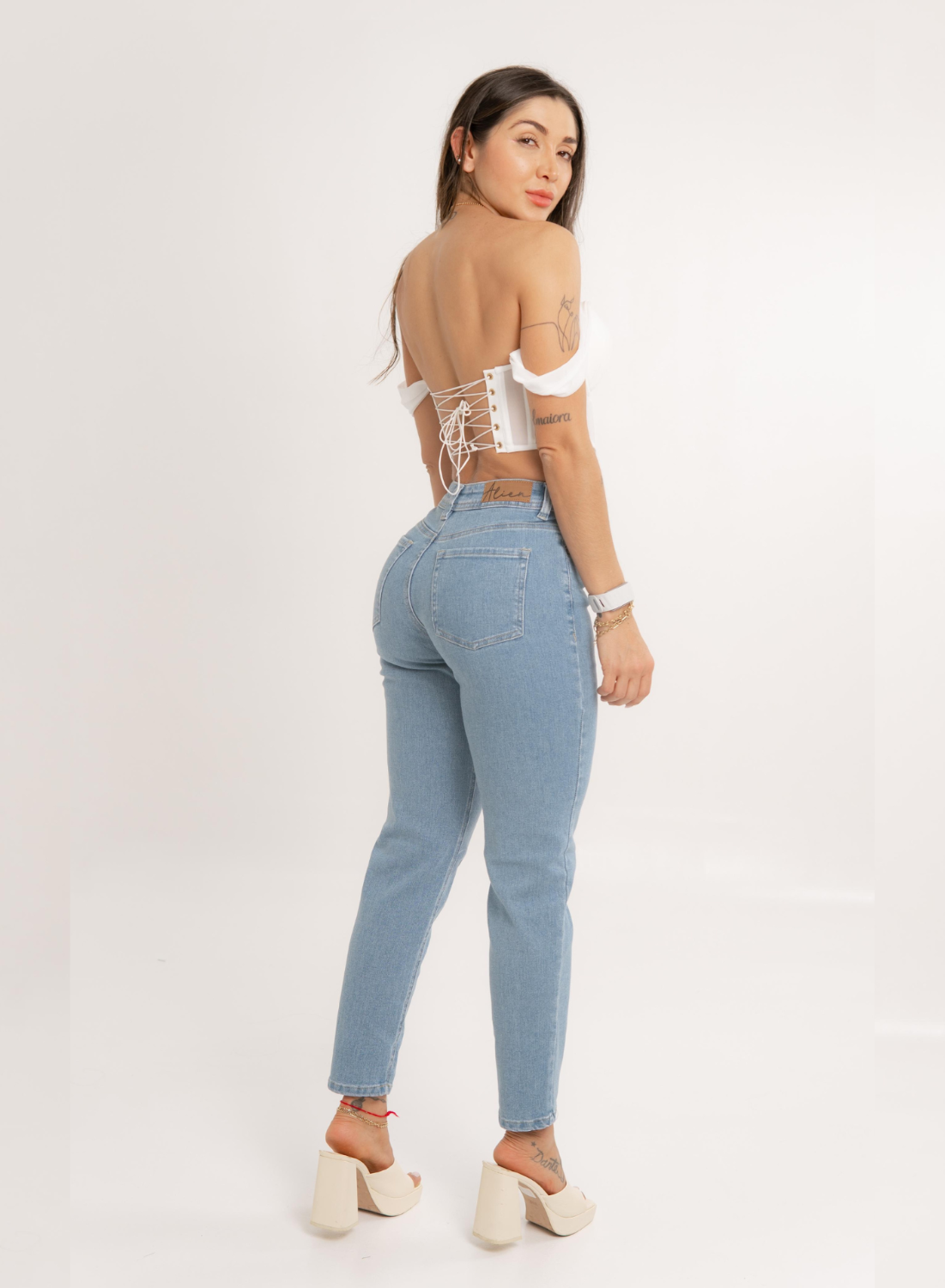 MOM JEANS DENIM ALIEN