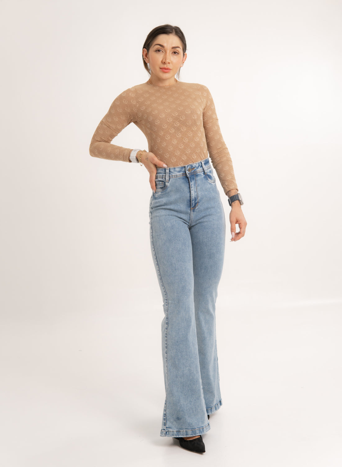 Women's High Rise Bootcut Jeans