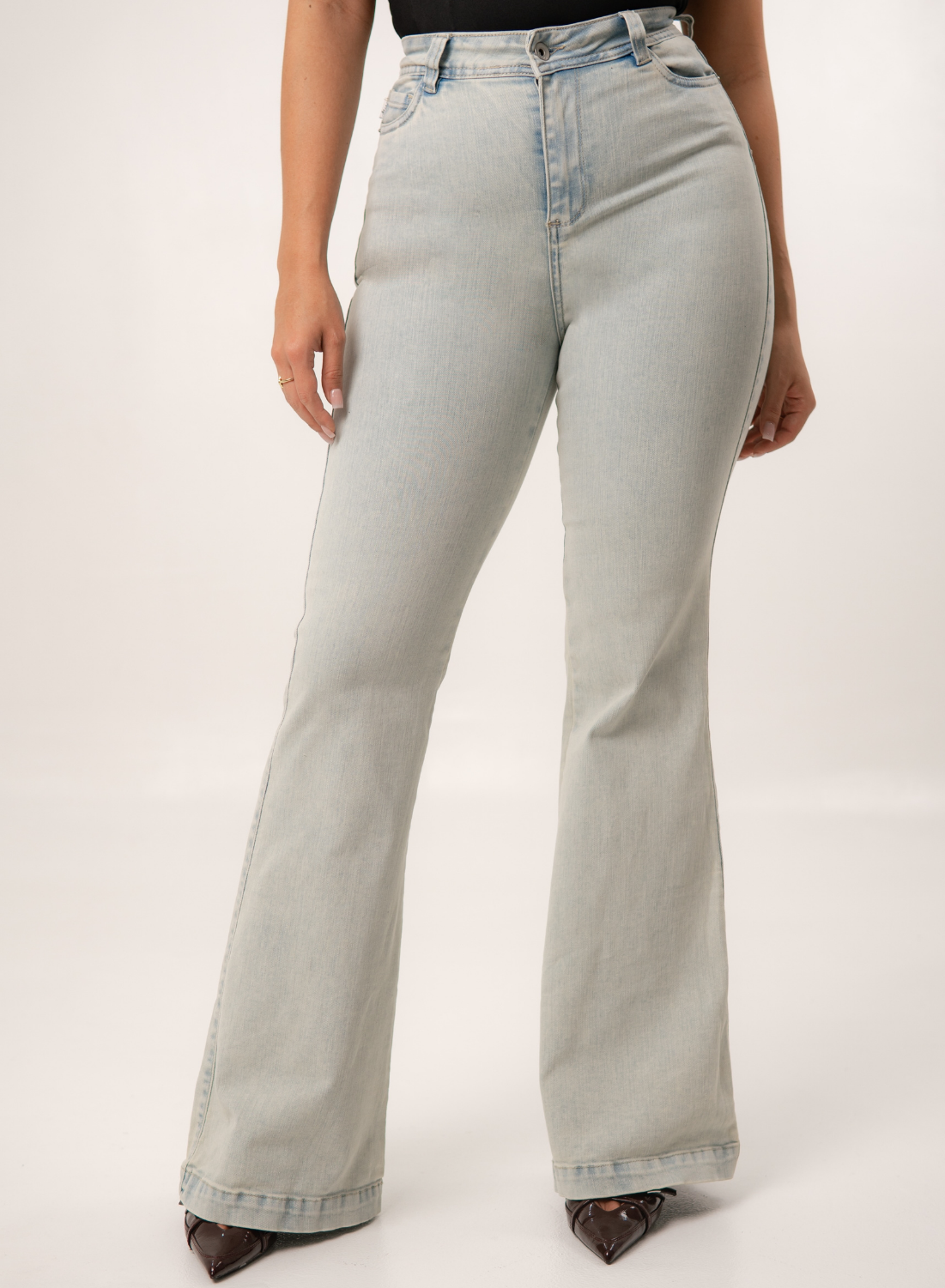 High Rise Bootcut Jeans Push Up Alien JEANS