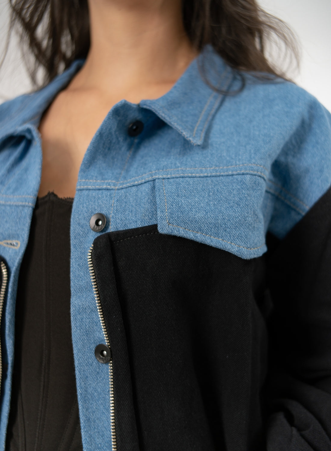 Soho - Women's Bomber Denim Jacket