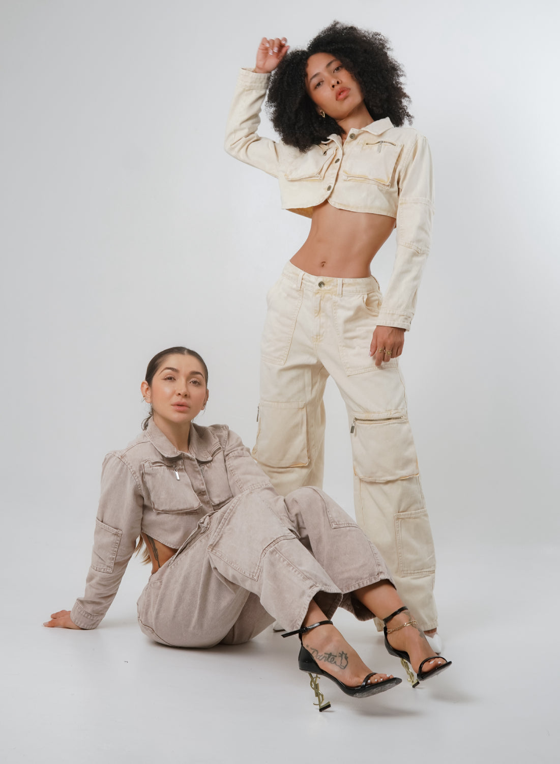 Women's Low Rise Cargo Alien Jeans