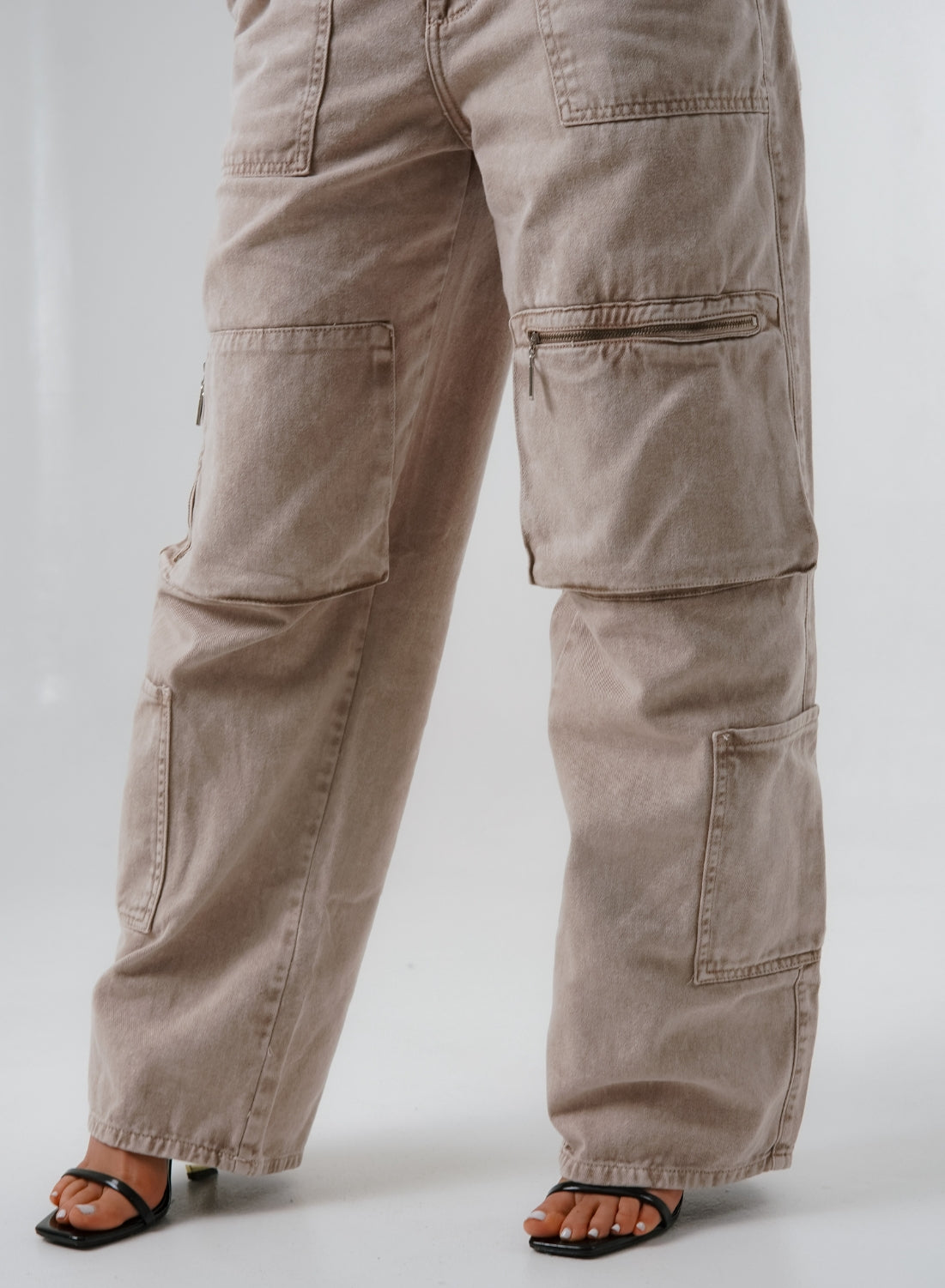 Women's Low Rise Cargo Alien Jeans