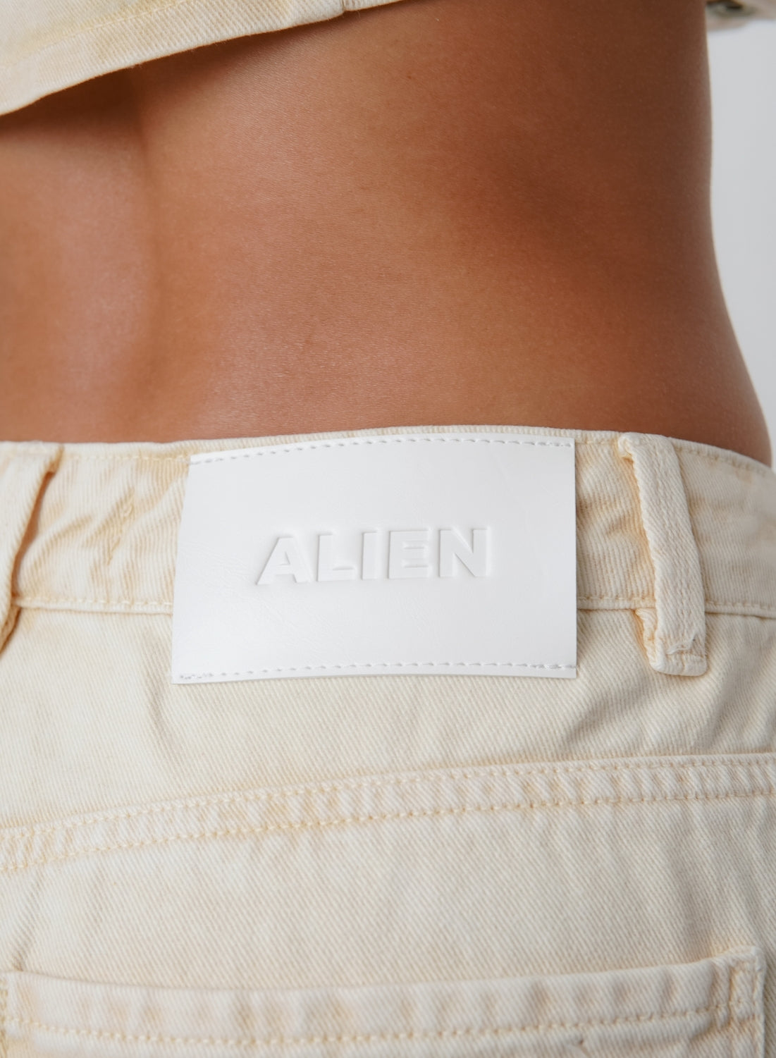 Women's Low Rise Cargo Alien Jeans