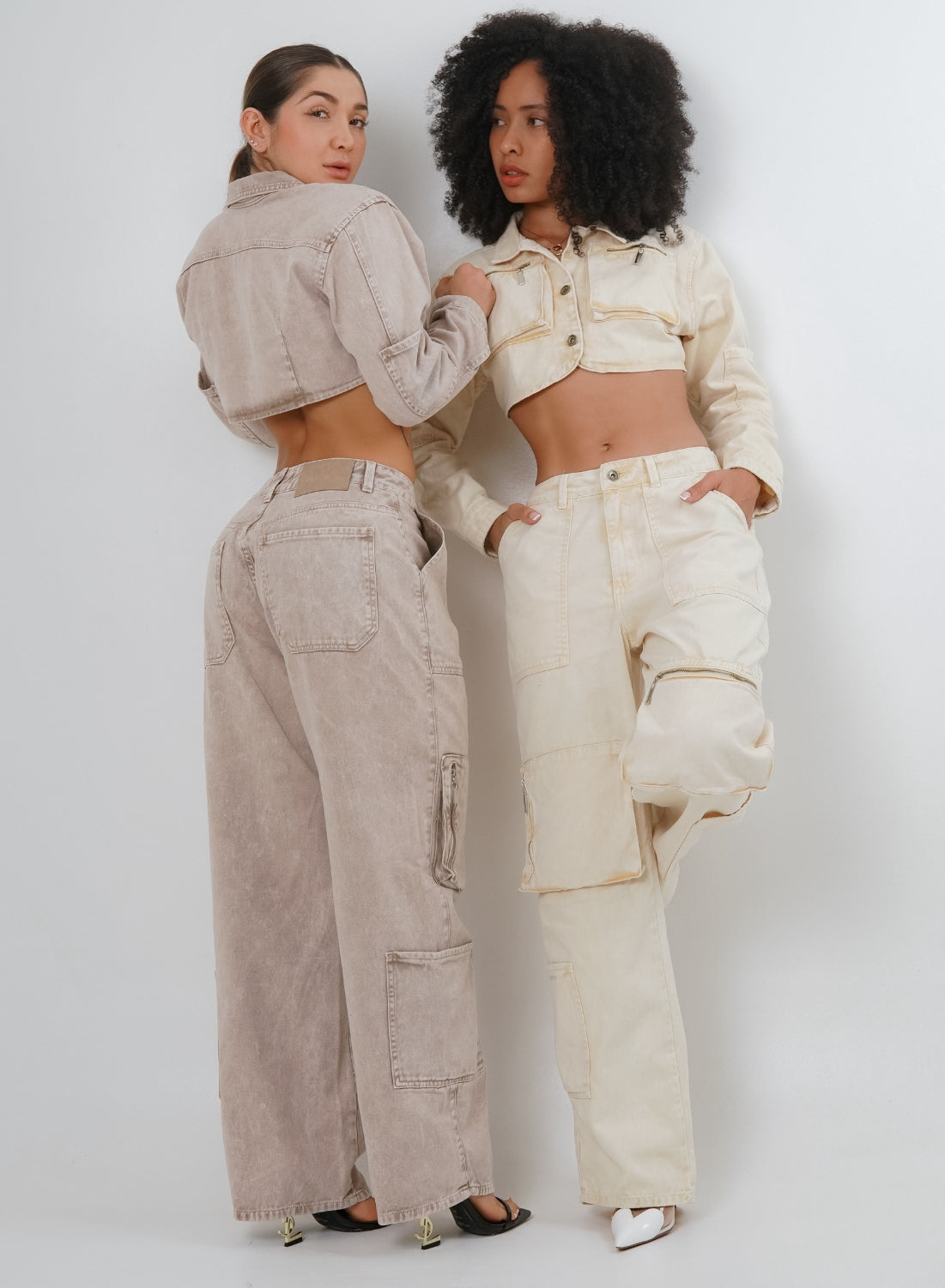 Women's Low Rise Cargo Alien Jeans
