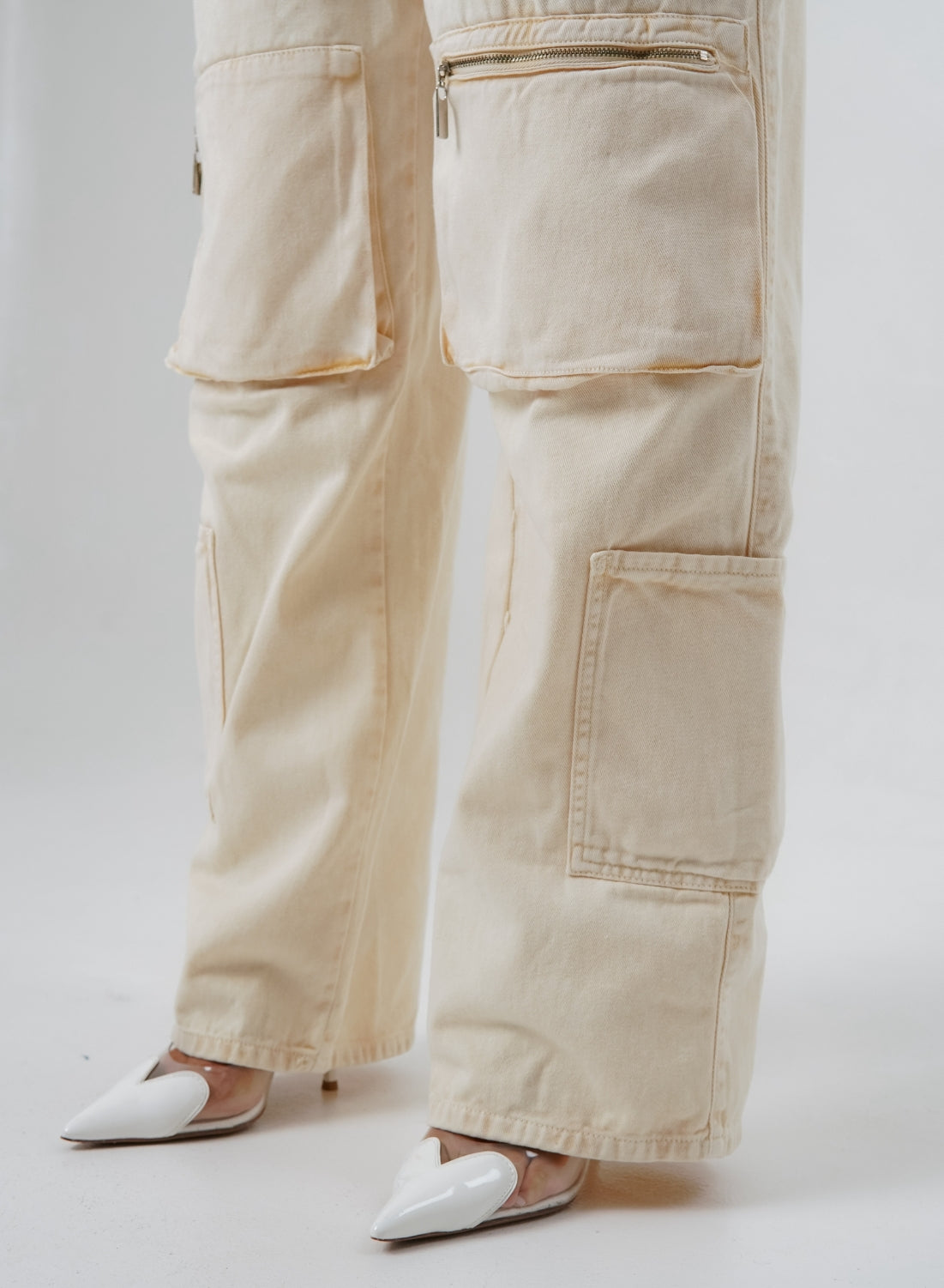 Women's Low Rise Cargo Alien Jeans