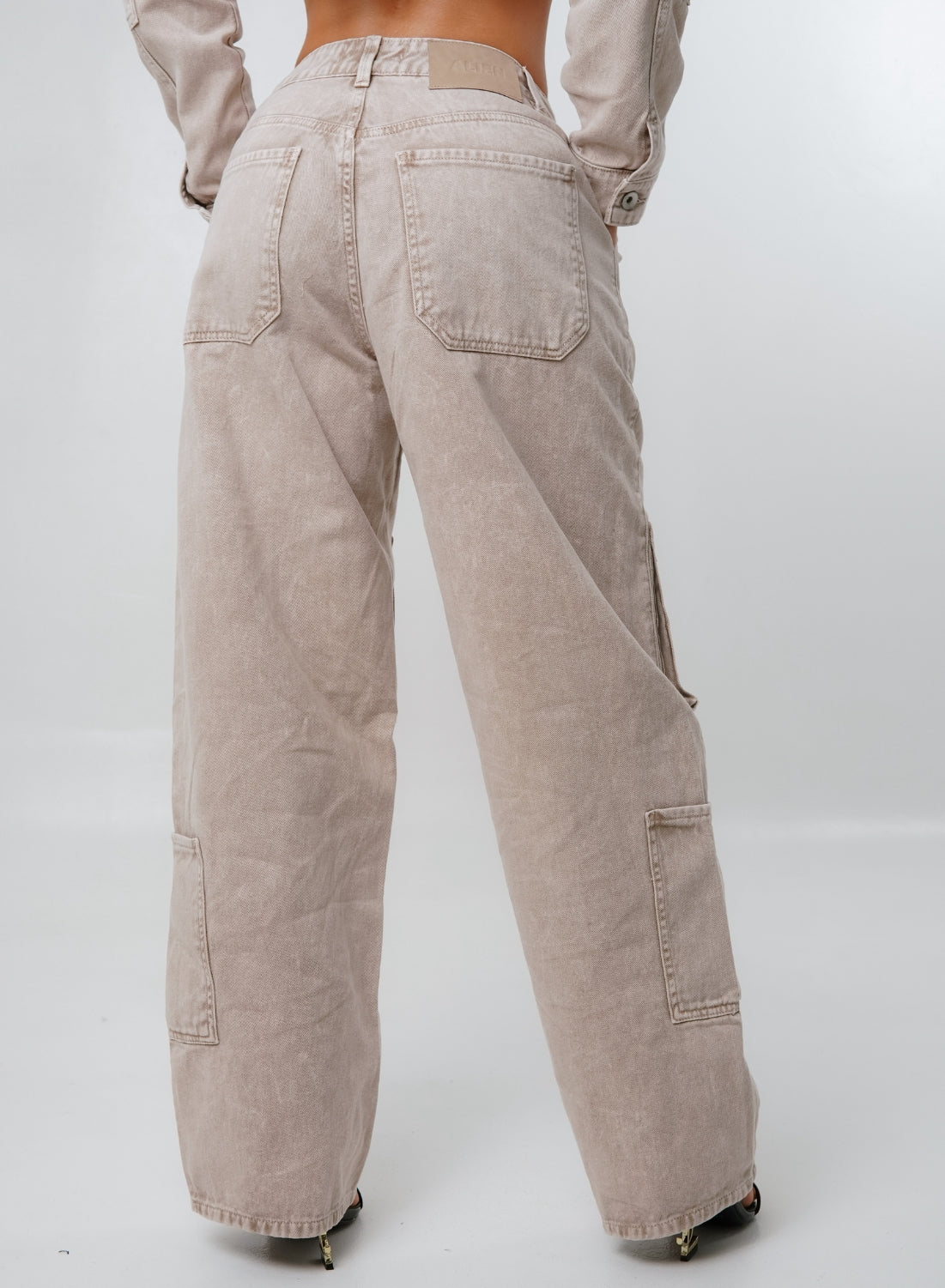 Women's Low Rise Cargo Alien Jeans