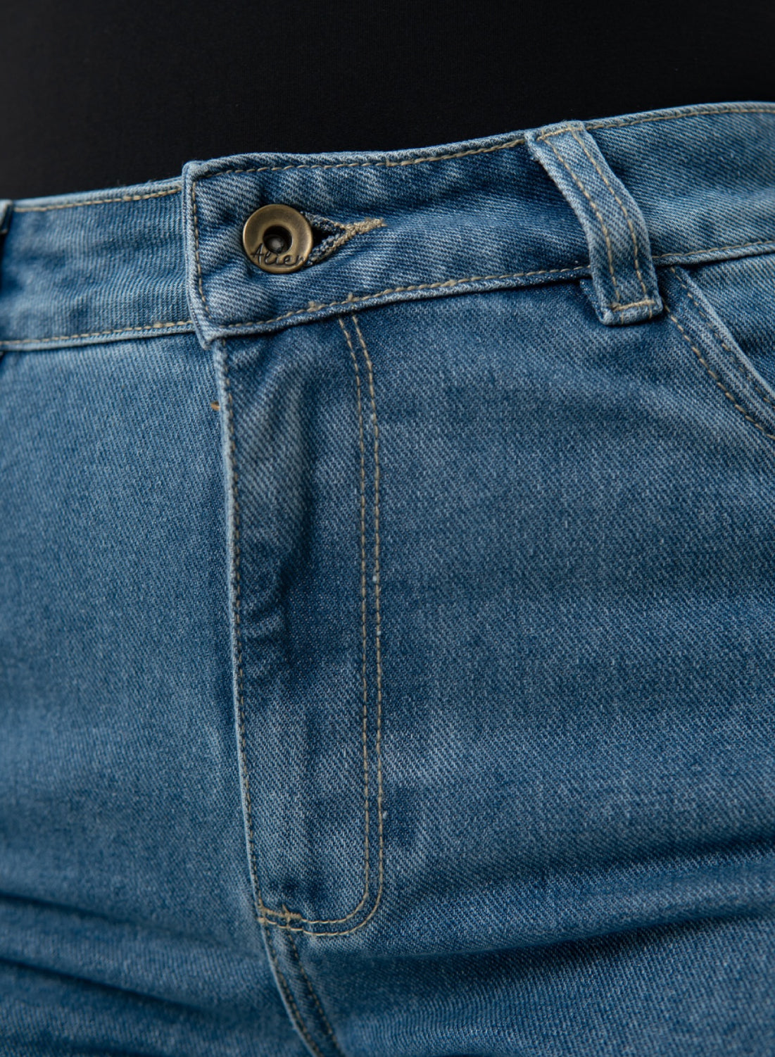 Women's Mid Rise Straight Alien Jeans