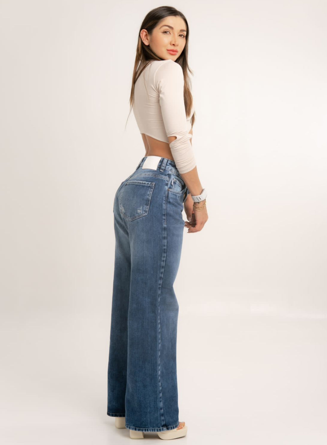 Women's Mid Rise Straight Jeans Comfortable jeans Alien Jeans