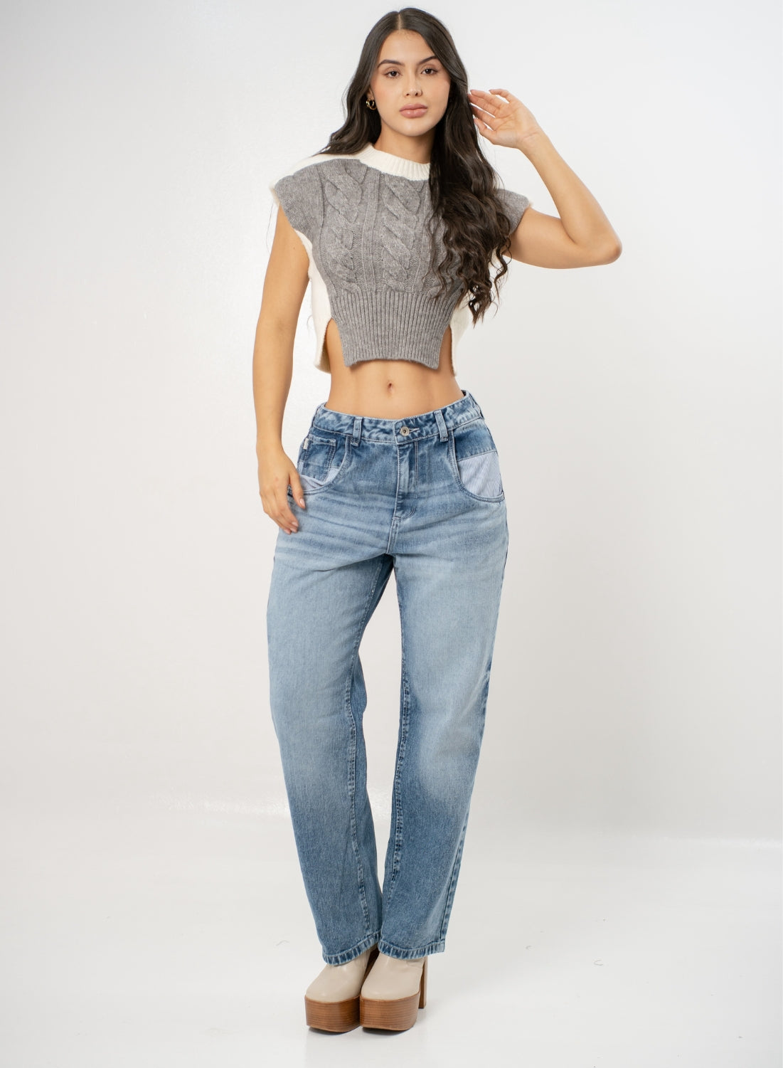 Women's Low Rise Straight Jeans
