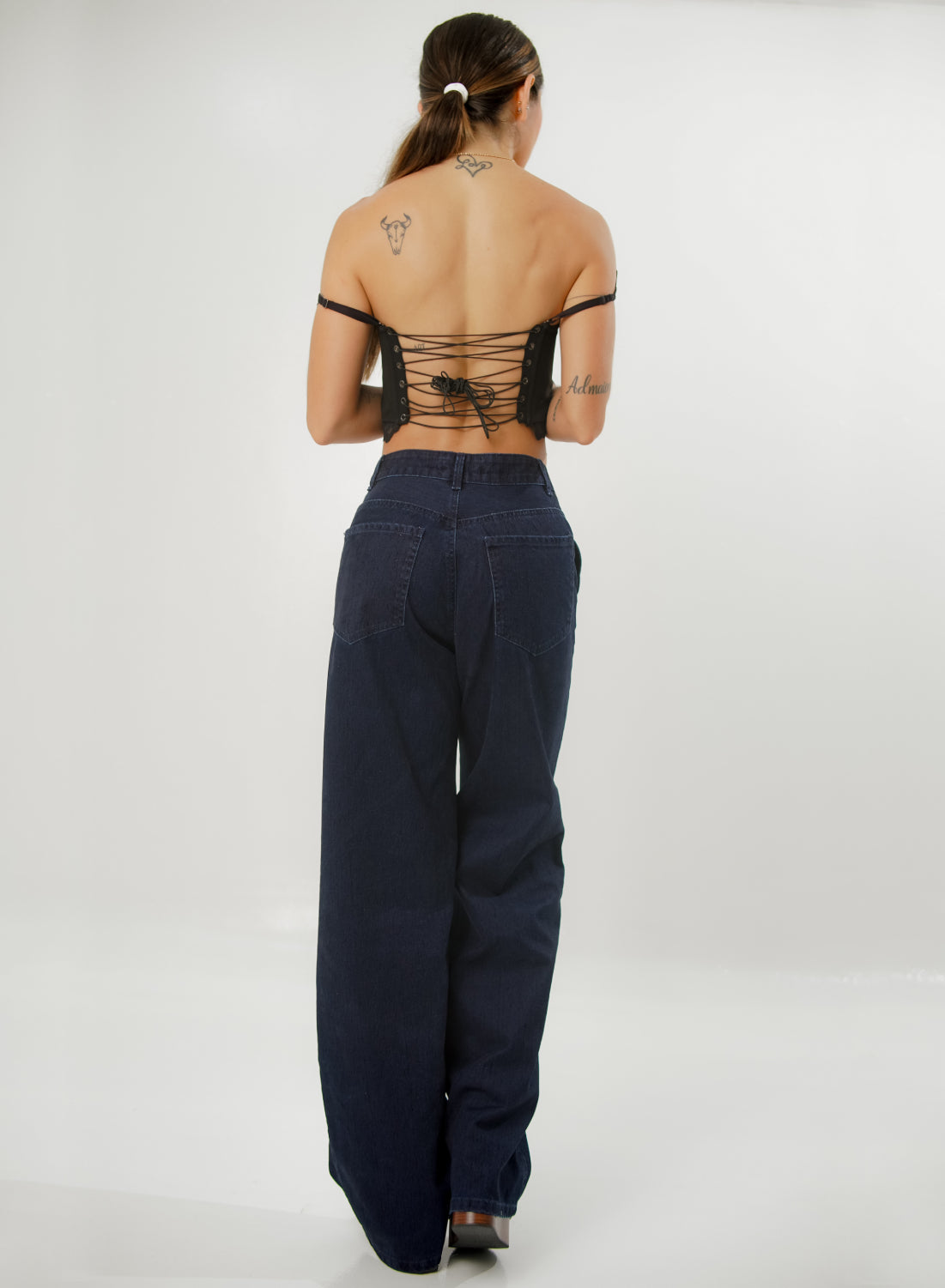 Women's  Low Rise Straight dARK bLUE Jeans