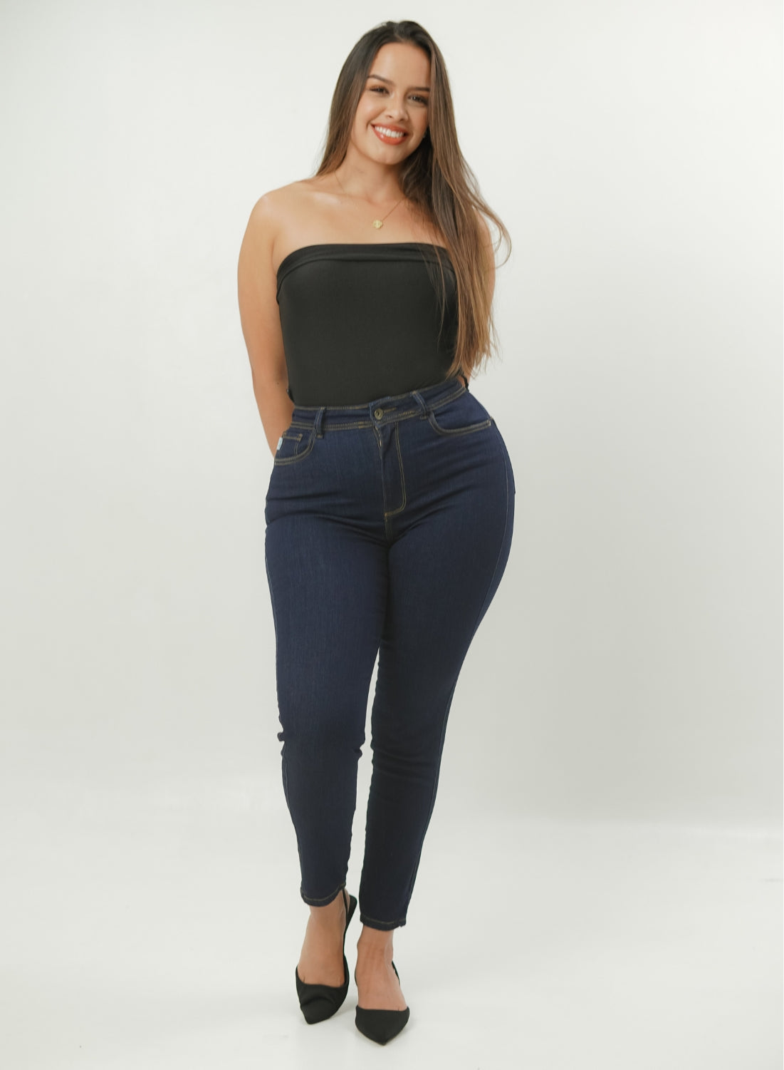 ONE SIZE SKINNY BLUE ALIEN JEANS