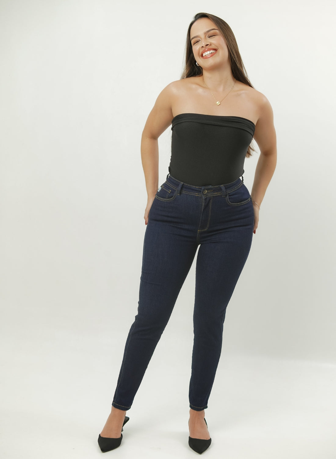 ONE SIZE SKINNY BLUE ALIEN JEANS