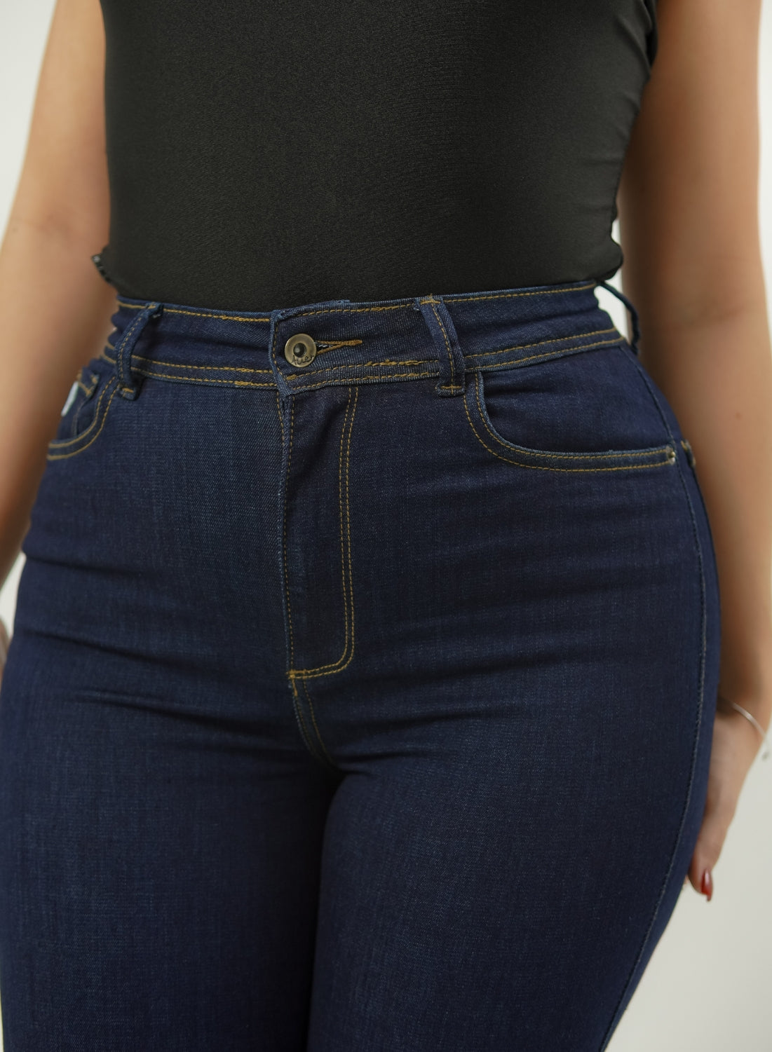 ONE SIZE SKINNY BLUE ALIEN JEANS