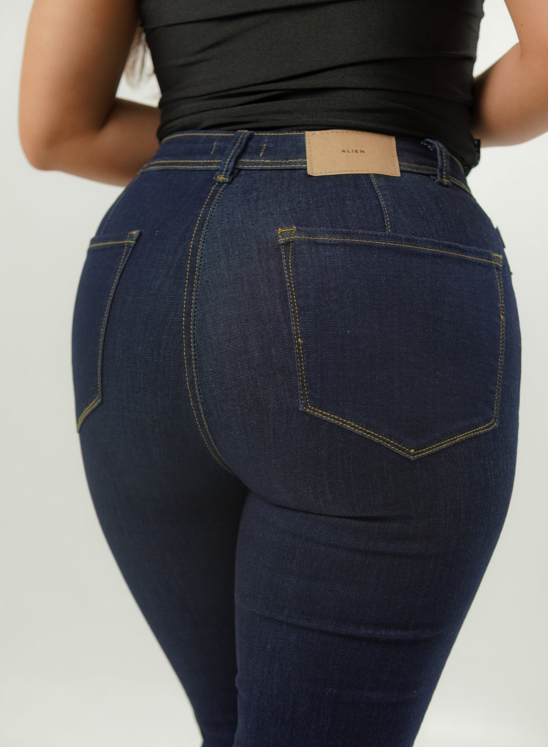 ONE SIZE SKINNY BLUE ALIEN JEANS