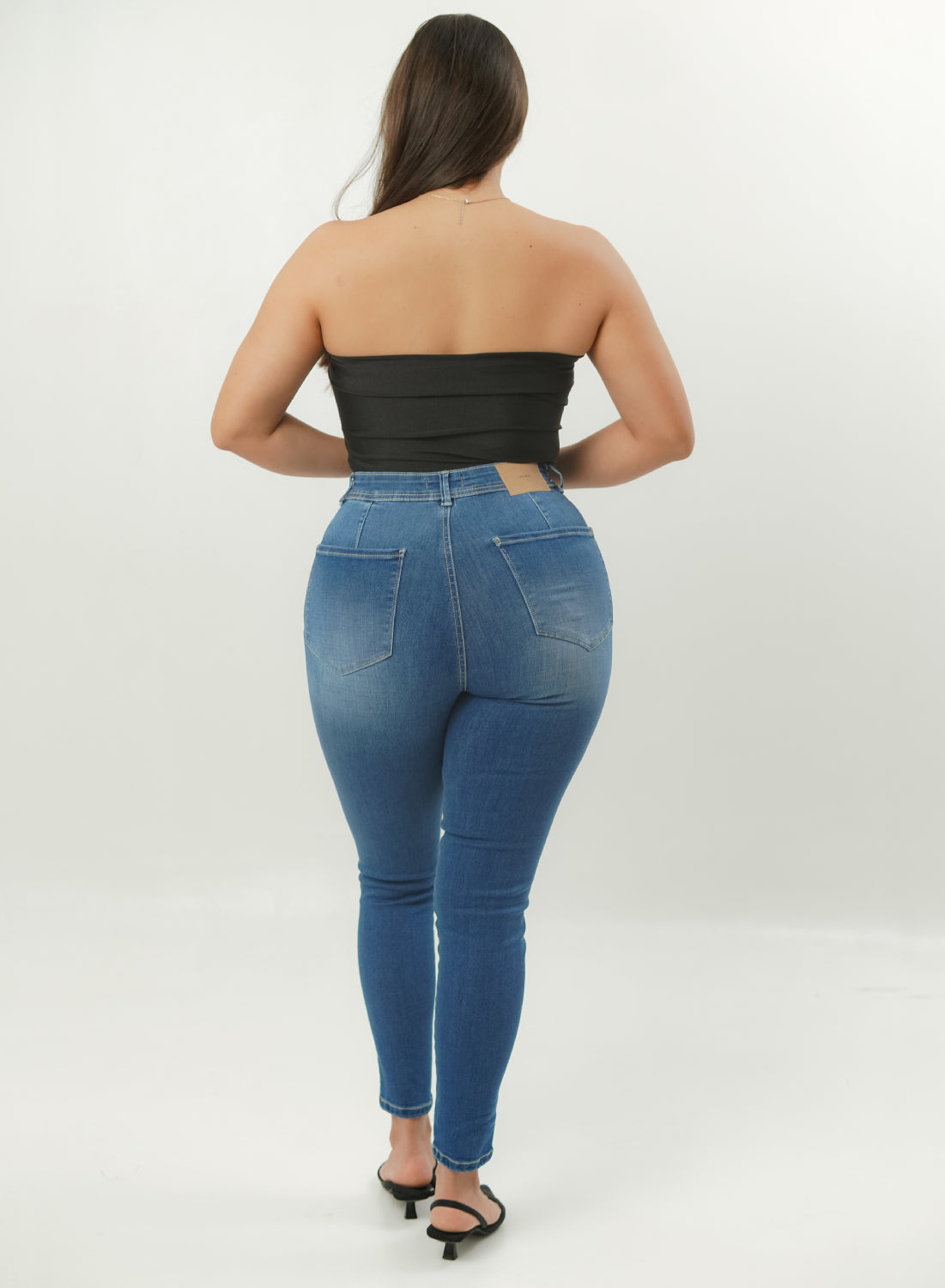 ONE SIZE SKINNY BLUE ALIEN JEANS