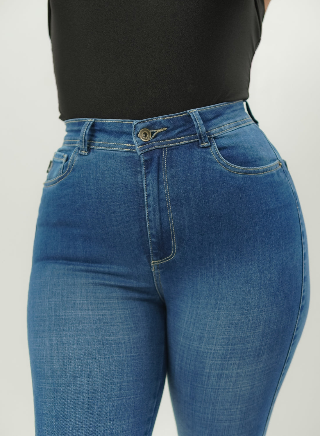 ONE SIZE SKINNY BLUE ALIEN JEANS