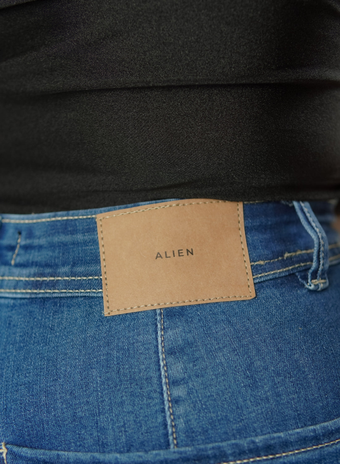 ONE SIZE SKINNY BLUE ALIEN JEANS