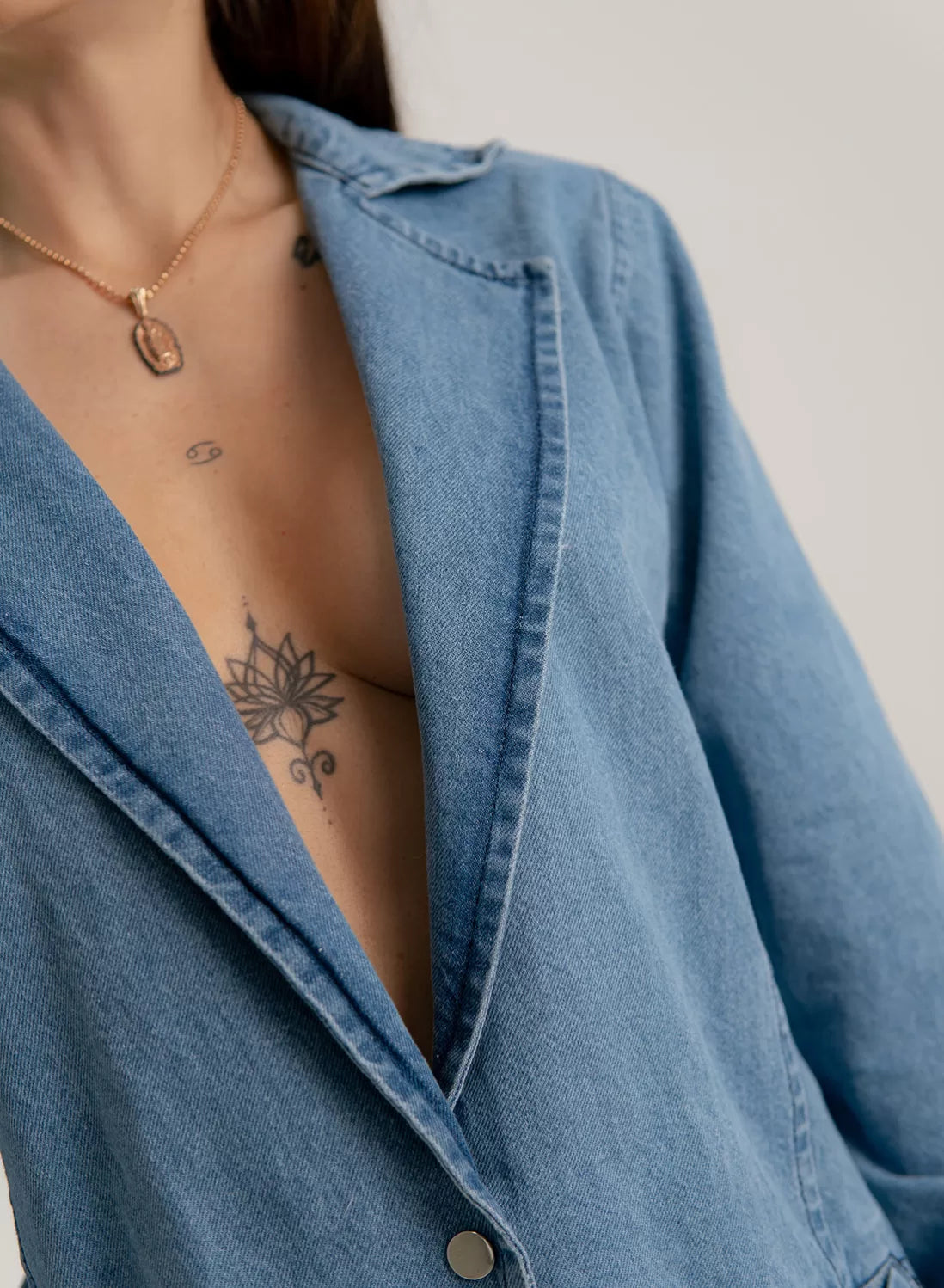 Women's Denim Blazer
