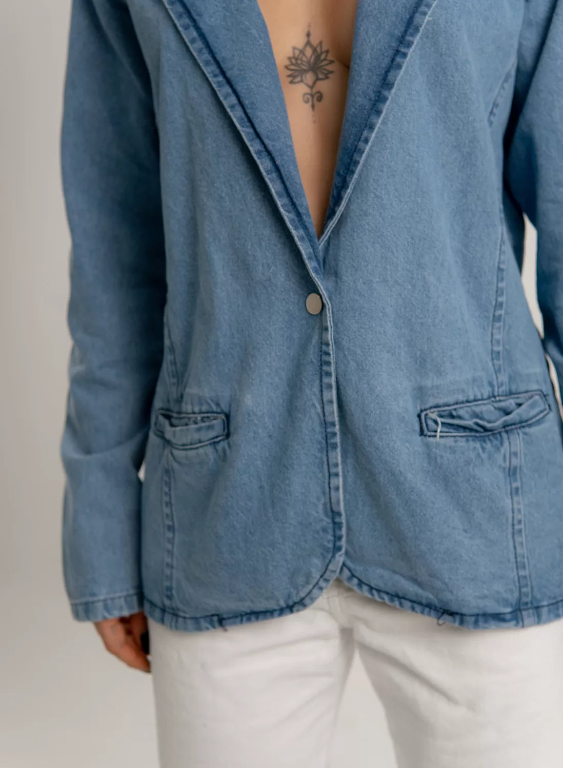 Women's Denim Blazer