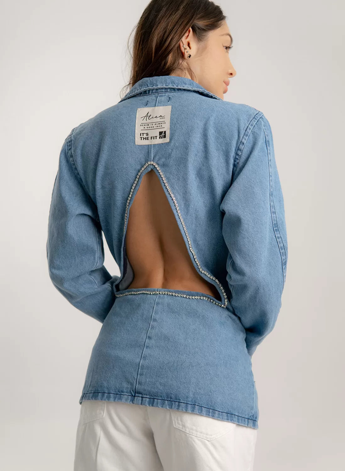 Women's Denim Blazer