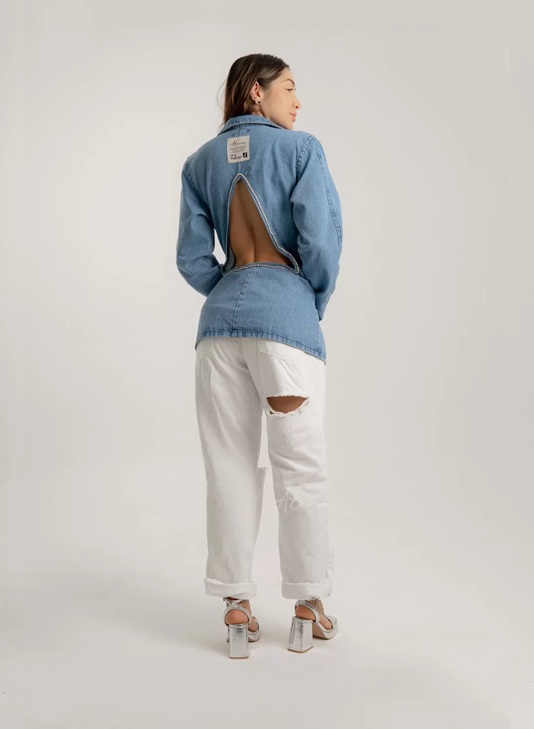 Women's Denim Blazer