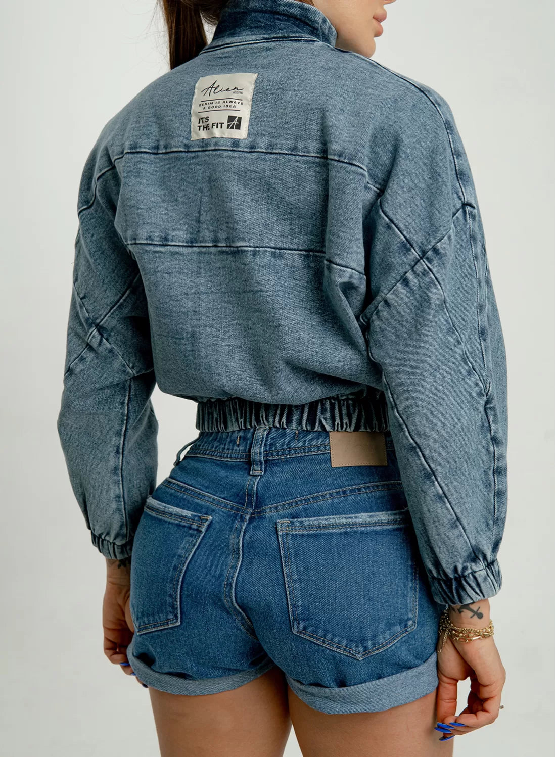 Bomber Denim Jacket