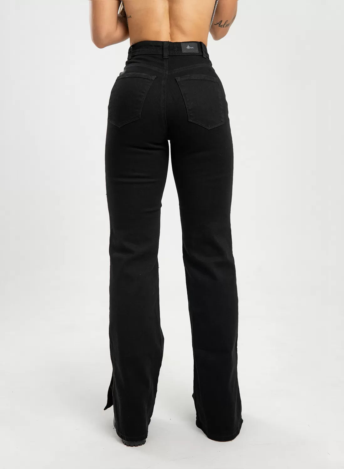 High Rise Mom Flare Jeans