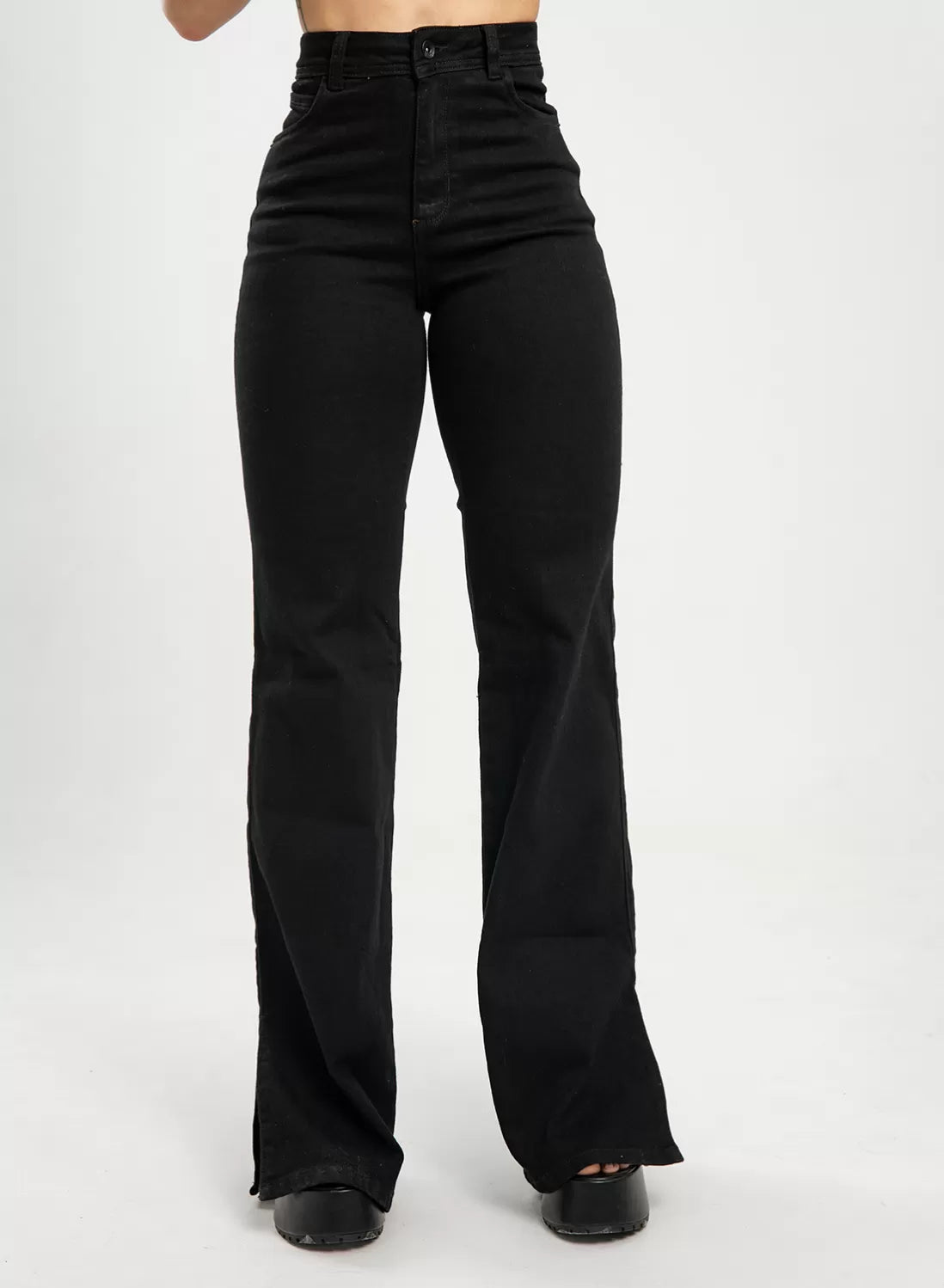 High Rise Mom Flare Jeans