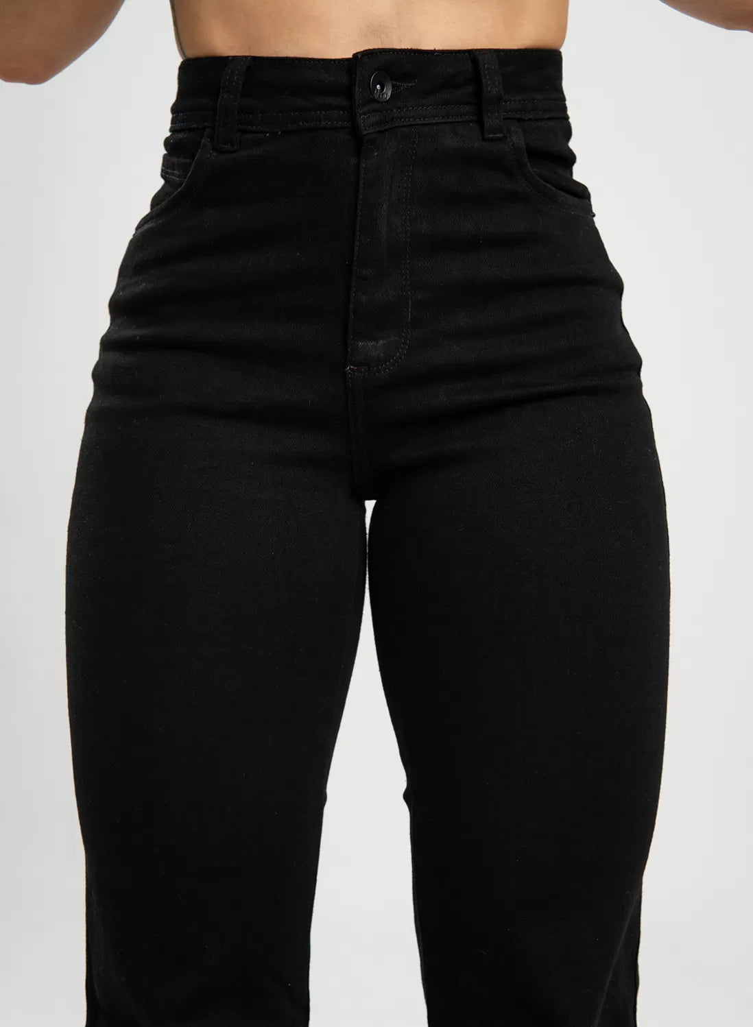 High Rise Mom Flare Jeans