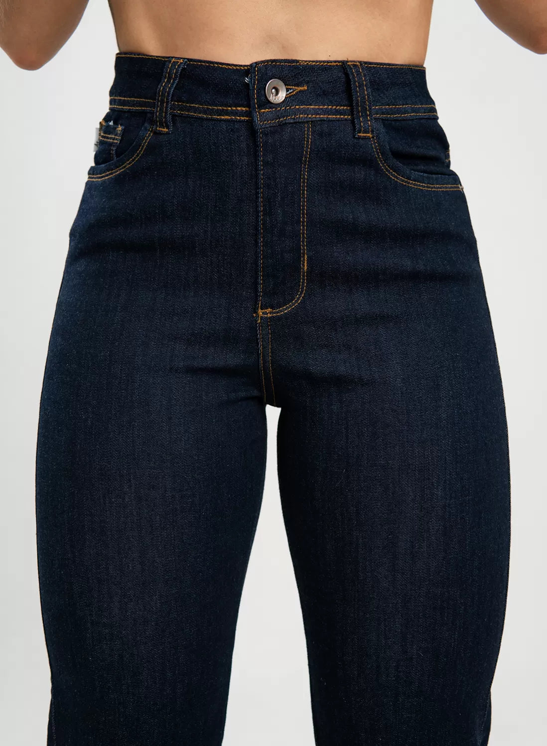 High Rise Straight Jeans