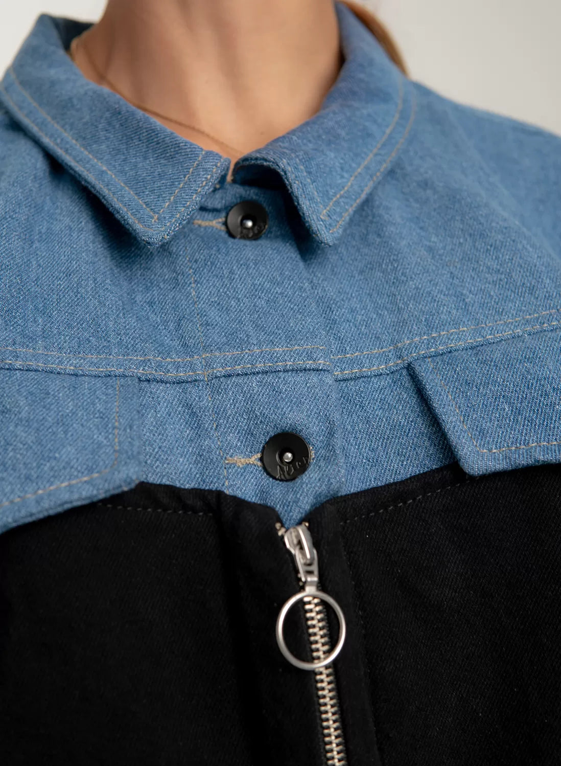 Women's Bomber Denim Jacket