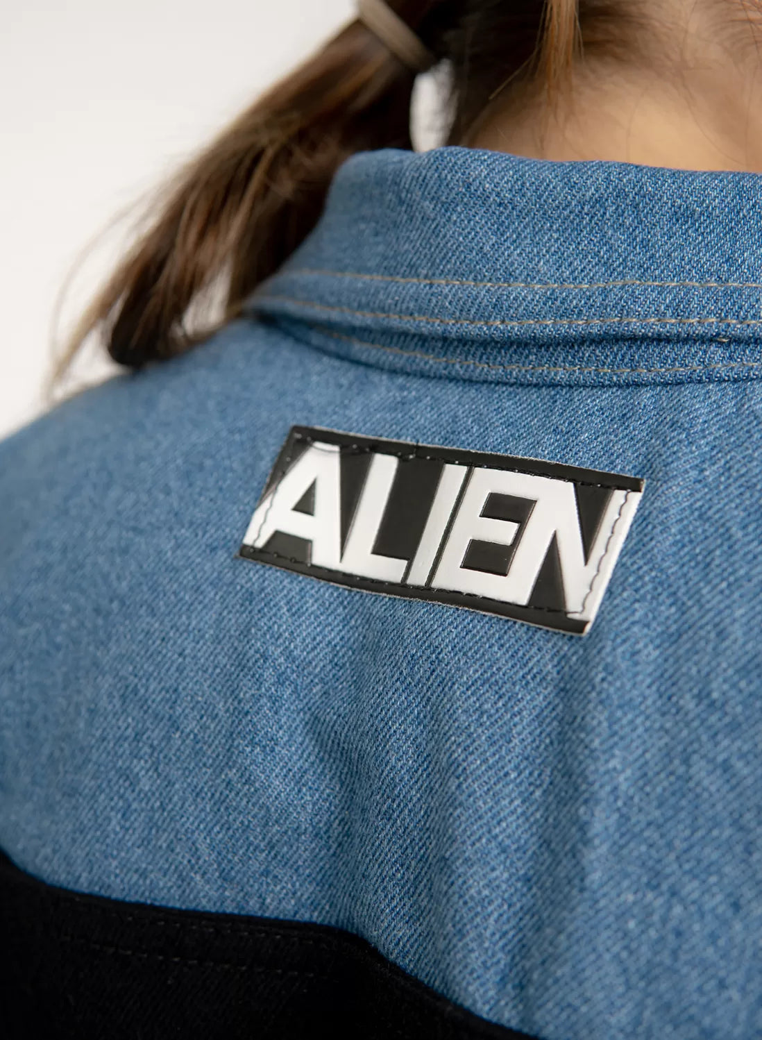 Women's Bomber Denim Jacket