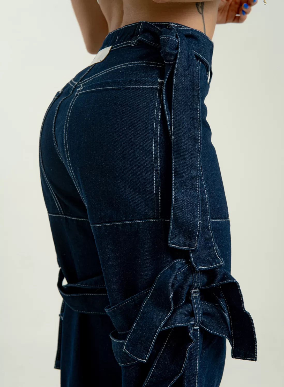 Mid Rise Straight Jeans