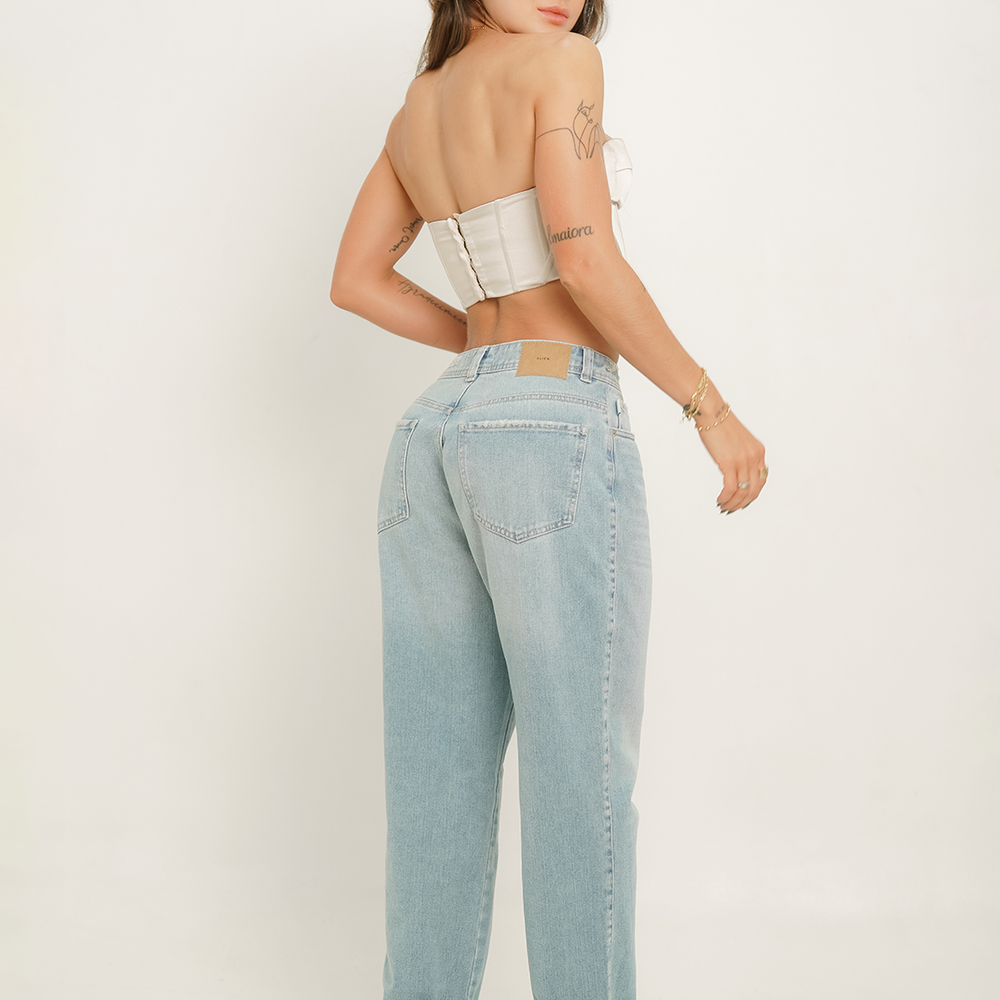 Women's Low Rise Boyfriend Jeans