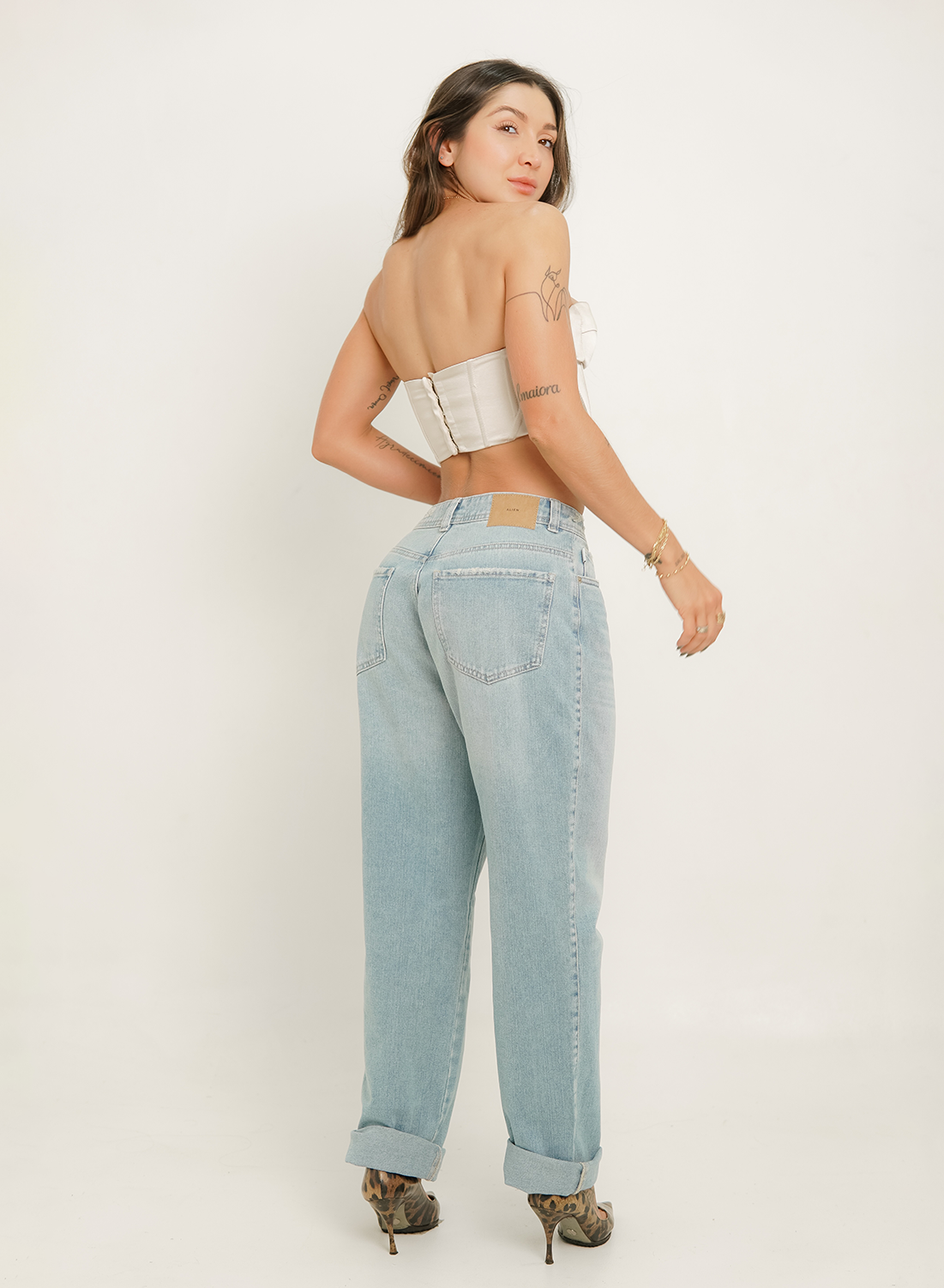 Women's Low Rise Boyfriend Jeans