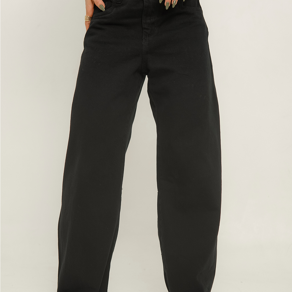 
                      
                        BLACK BALLOON JEANS 
                      
                    