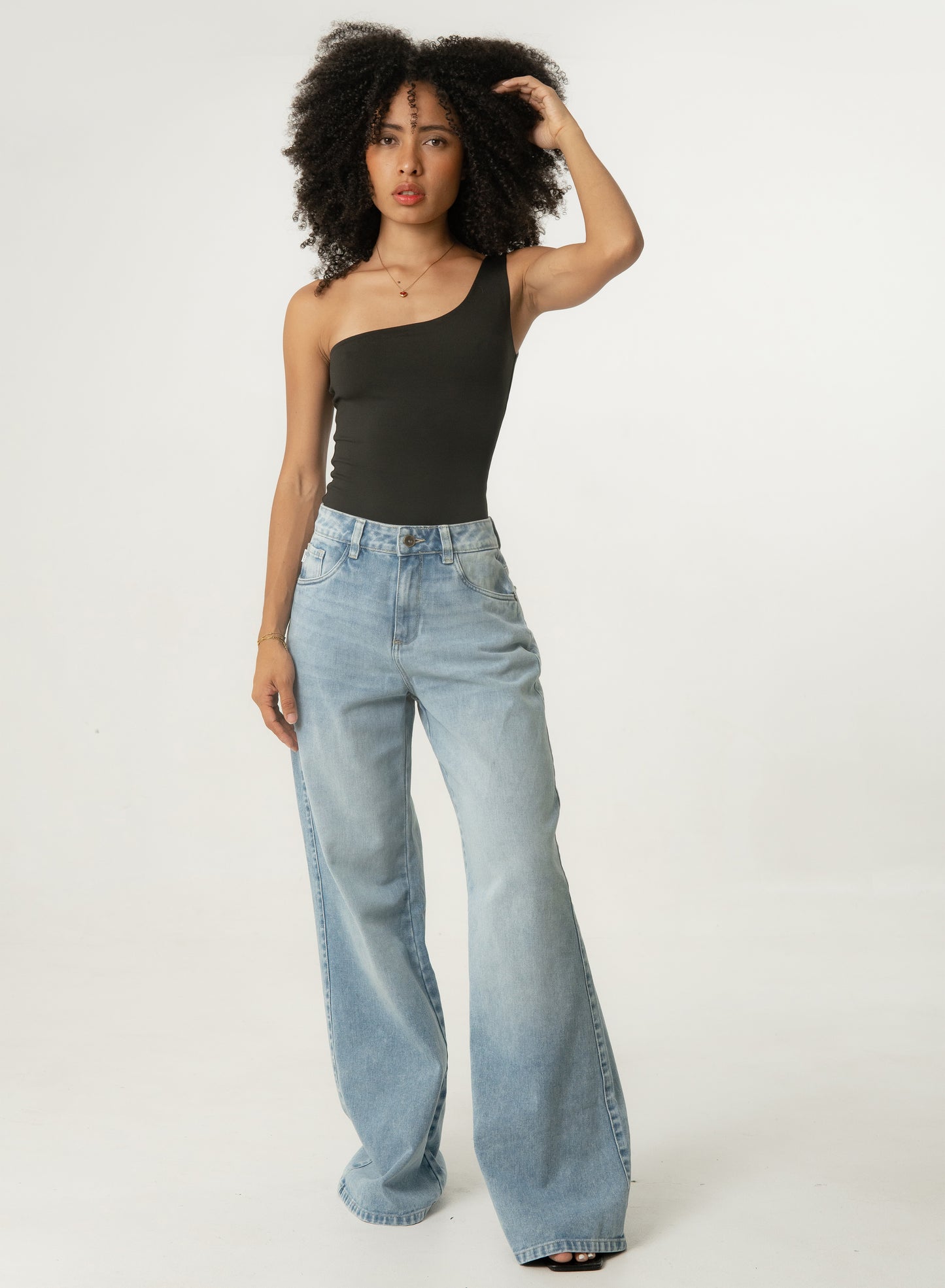 Women's Low Rise Wide Leg denim Jeans