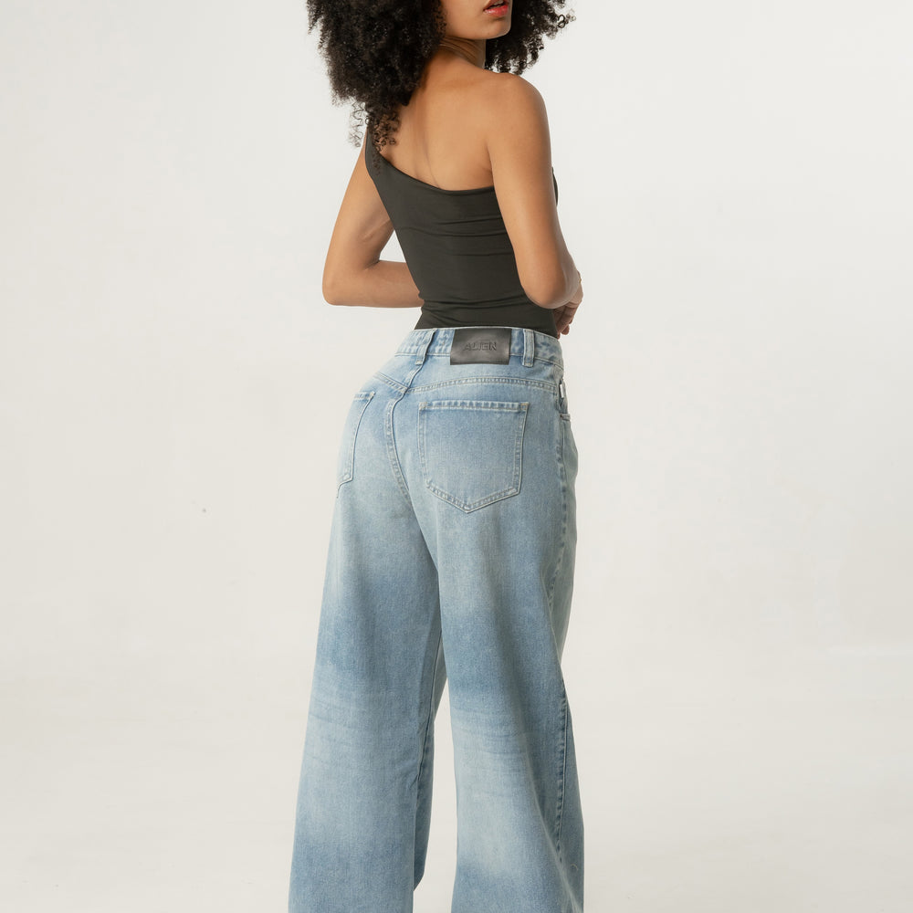 Women's Low Rise best Wide Leg Jeans