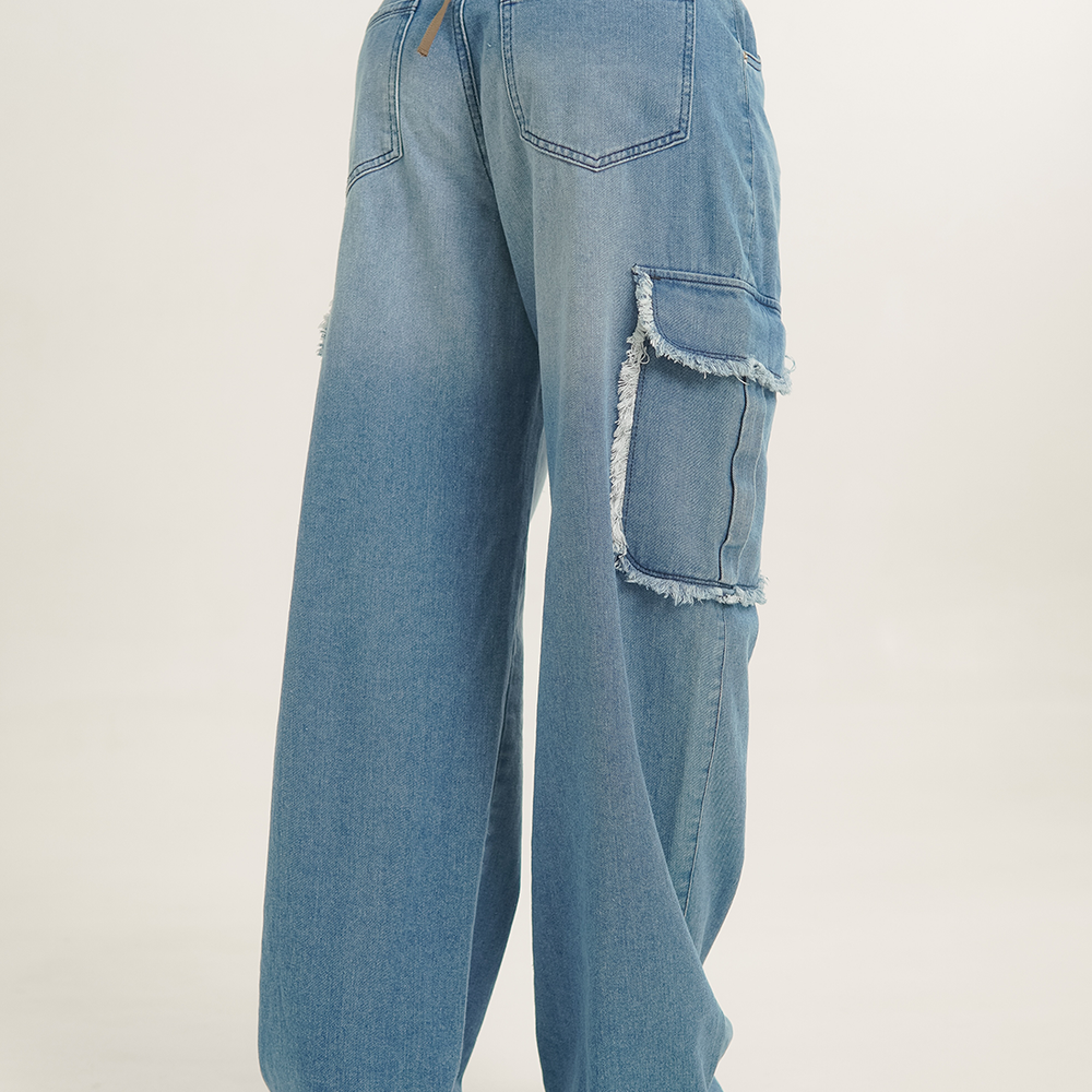 
                      
                        Women's Low Rise Cargo Jeans
                      
                    